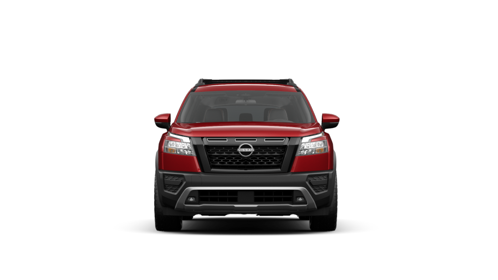 a red MKS car